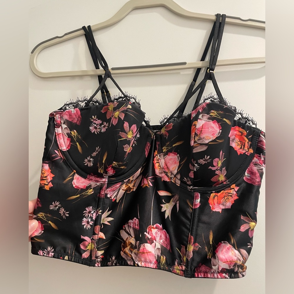 Victorias Secret Floral Bustier
